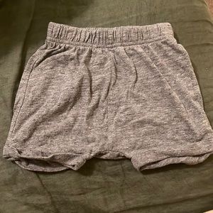 GREY BABY SHORTS 12-18 MONTHS OLD NAVY